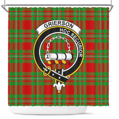 Grierson Tartan Crest Shower Curtain