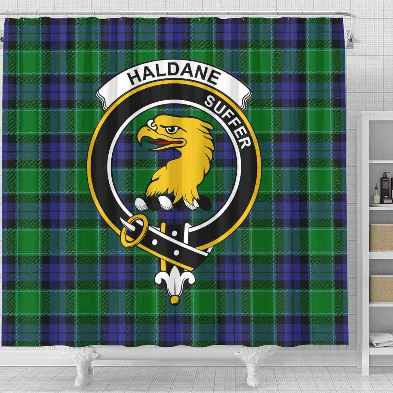Haldane Tartan Crest Shower Curtain