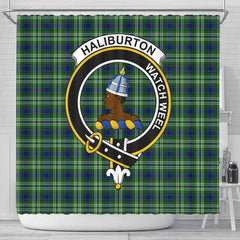 Haliburton Tartan Crest Shower Curtain