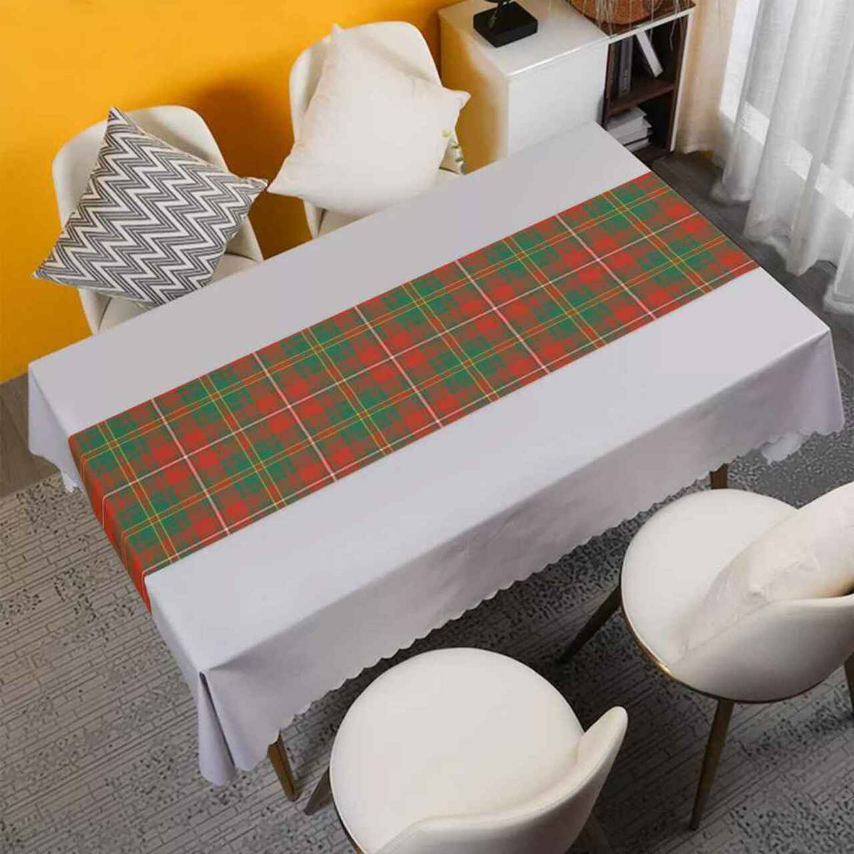 Hay Ancient Tartan Table Runner - Cotton table runner