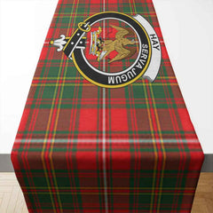 Hay Tartan Crest Table Runner - Cotton table runner