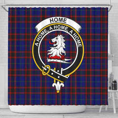 Home (or Hume) Tartan Crest Shower Curtain