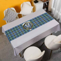 Hope Tartan Crest Table Runner - Cotton table runner