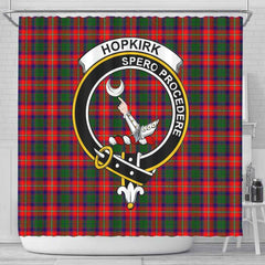 Hopkirk Tartan Crest Shower Curtain