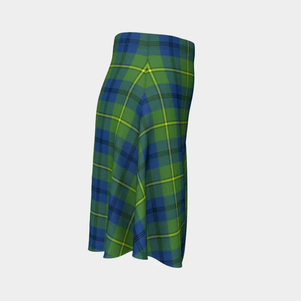 Johnston Ancient Tartan Flared Skirt