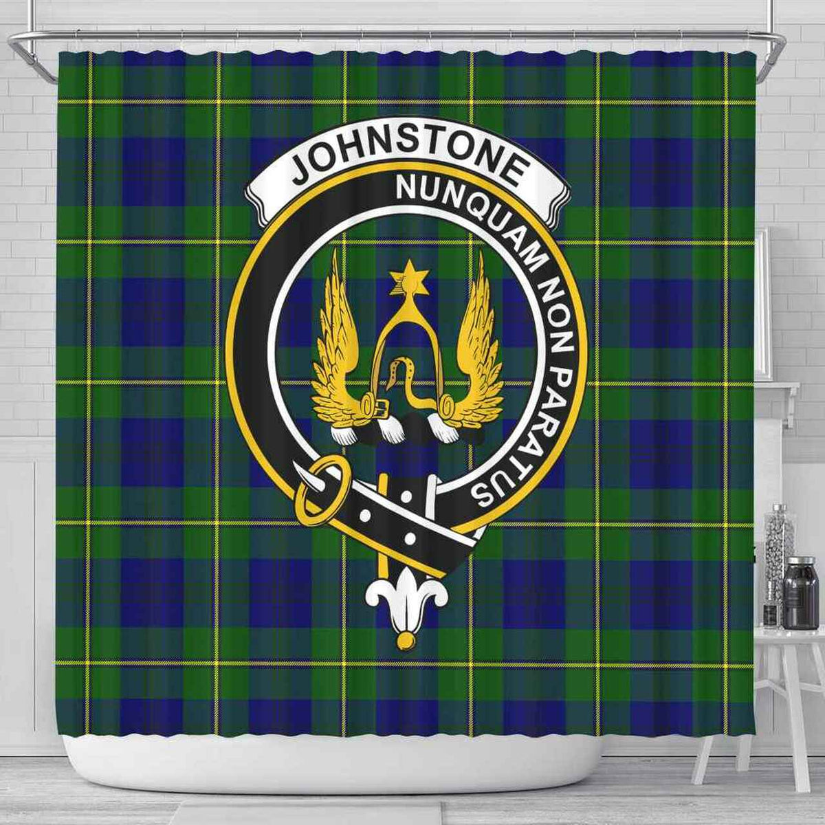 Johnston Tartan Crest Shower Curtain