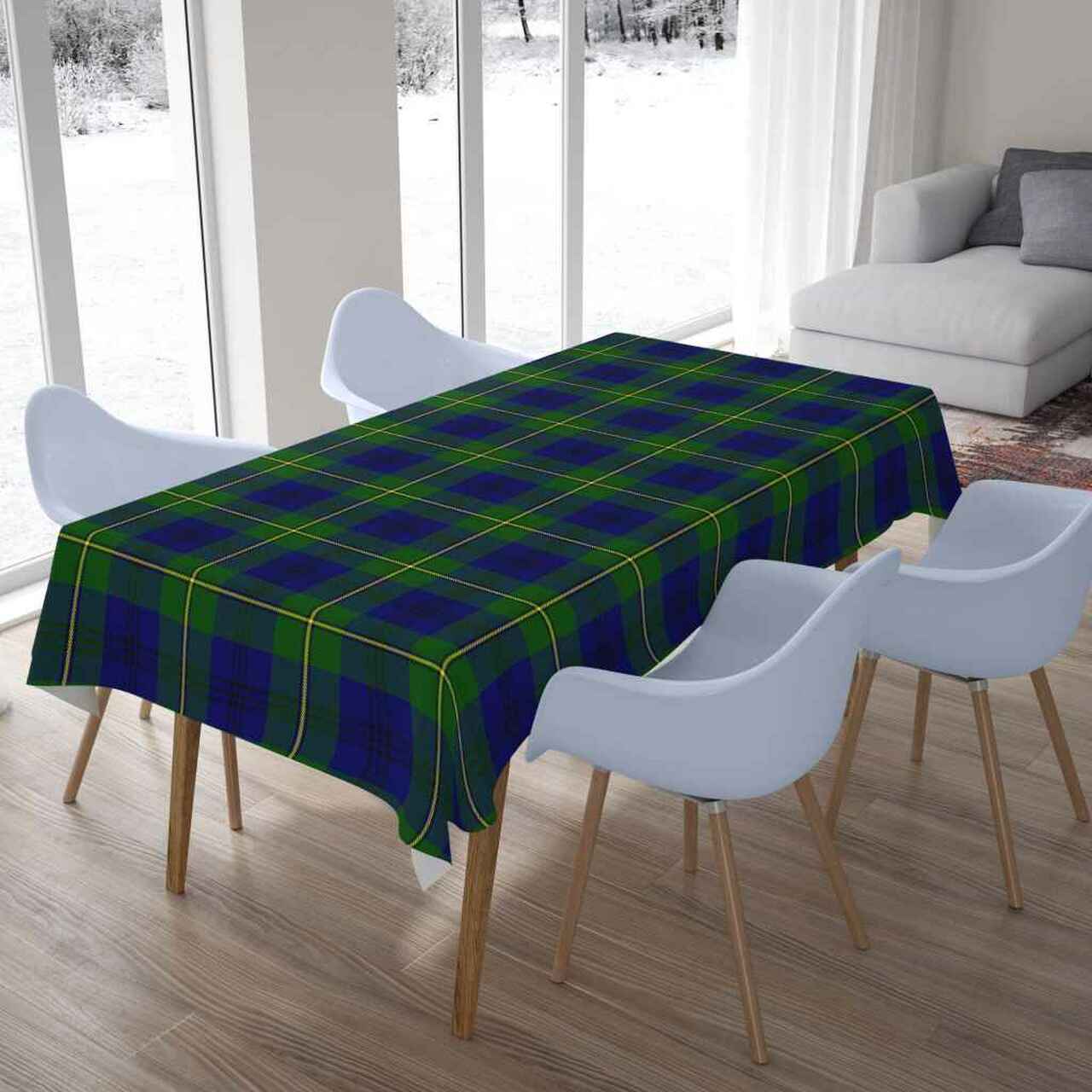 Johnston Modern Tartan Tablecloth