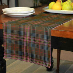 Kennedy Weathered Tartan Table Runner - Cotton table runner