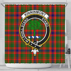 Kinninmont Tartan Crest Shower Curtain