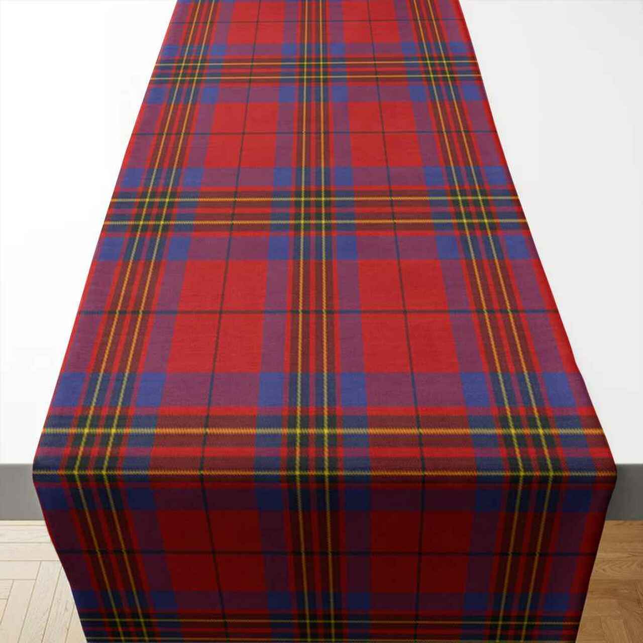 Leslie Modern Tartan Table Runner - Cotton table runner