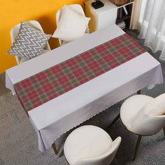 Lindsay Weathered Tartan Table Runner - Cotton table runner