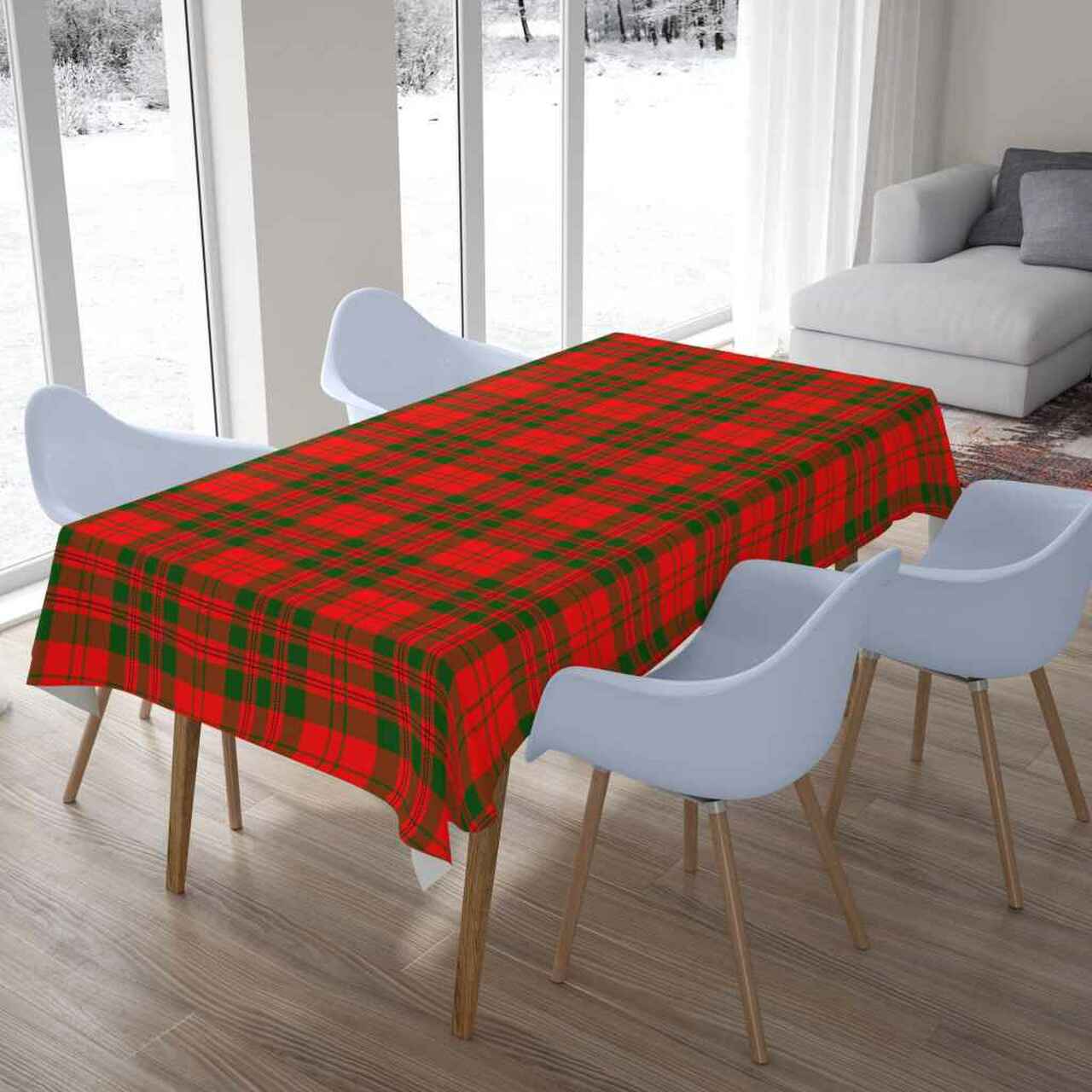 Livingstone Modern Tartan Tablecloth