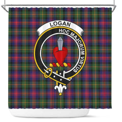 Logan Tartan Crest Shower Curtain