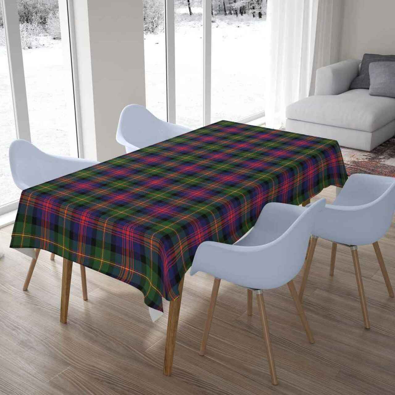 Logan Modern Tartan Tablecloth