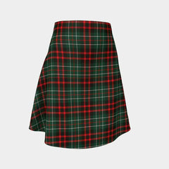 MacDiarmid Modern Tartan Flared Skirt