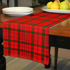 MacDonnell of Keppoch Modern Tartan Table Runner - Cotton table runner