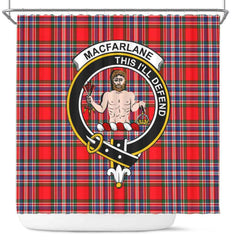 MacFarlane Tartan Crest Shower Curtain