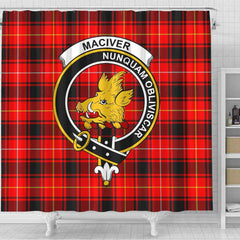 MacIver Tartan Crest Shower Curtain