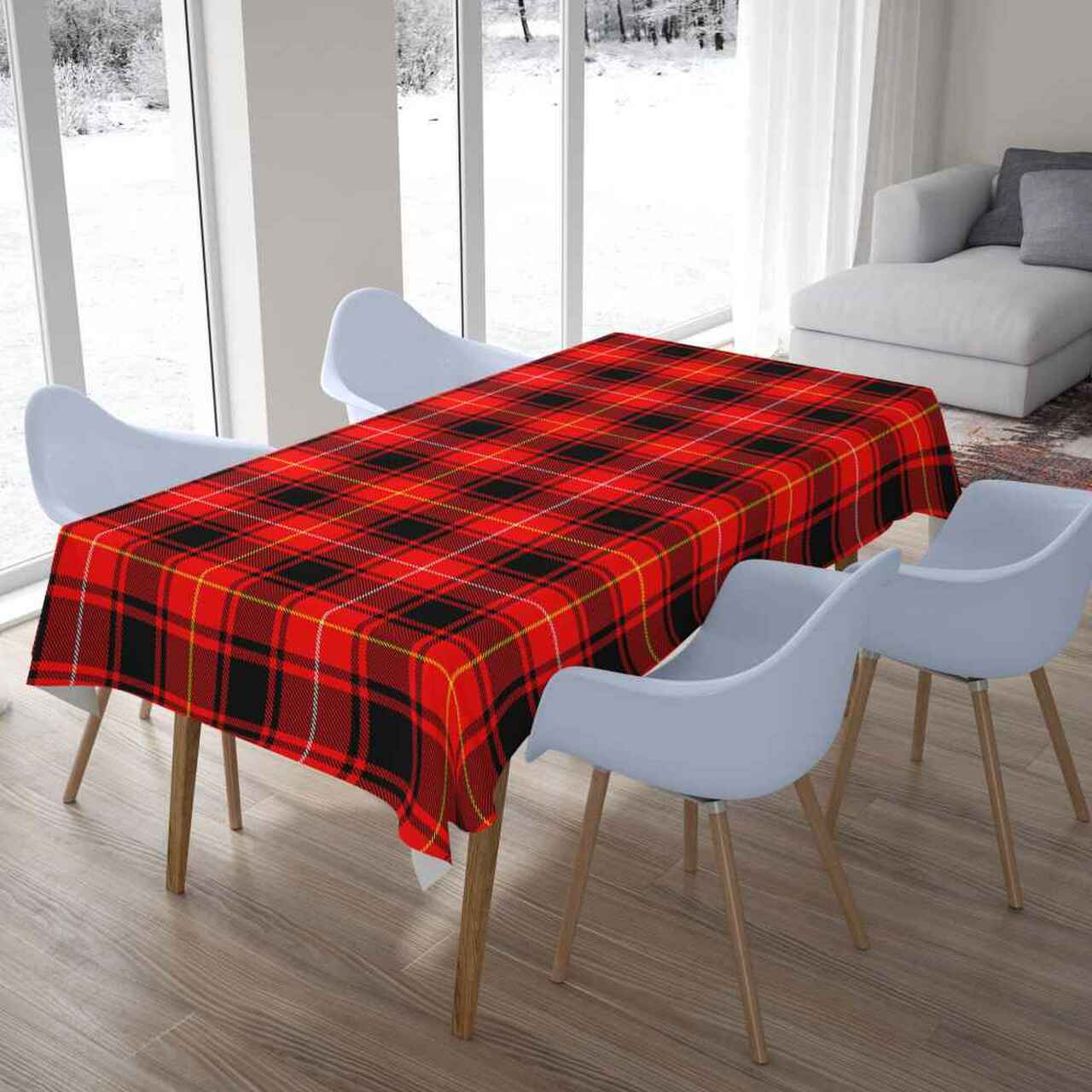 MacIver Modern Tartan Tablecloth