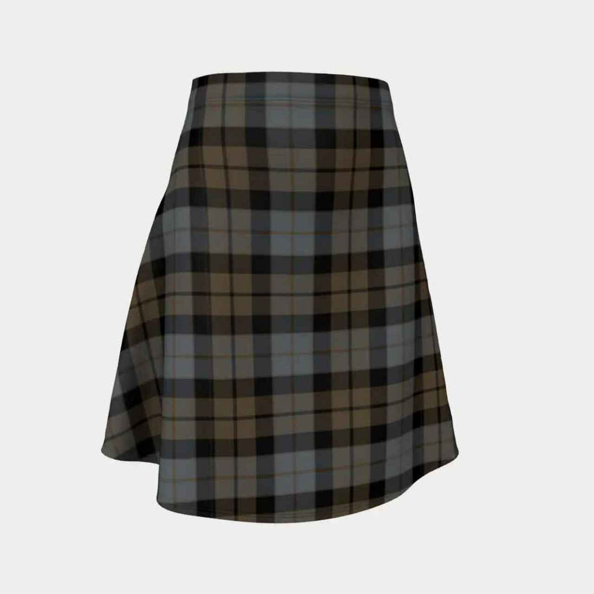 MacKay Weathered Tartan Flared Skirt