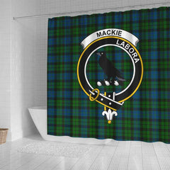 MacKie Tartan Crest Shower Curtain