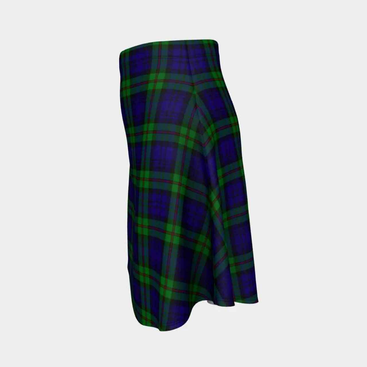MacKinlay Modern Tartan Flared Skirt