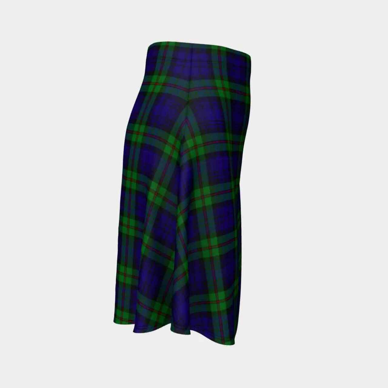 MacKinlay Modern Tartan Flared Skirt