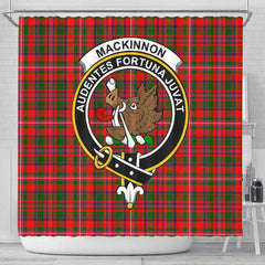 MacKinnon Tartan Crest Shower Curtain