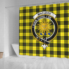 MacLeod Tartan Crest Shower Curtain