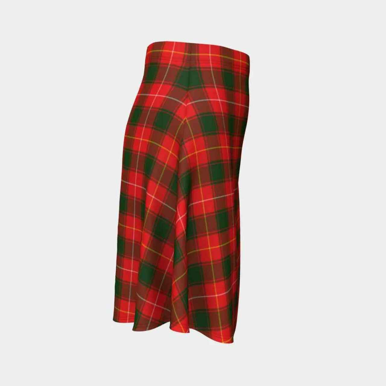 MacPhee Modern Tartan Flared Skirt