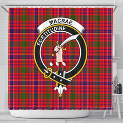 MacRae Tartan Crest Shower Curtain