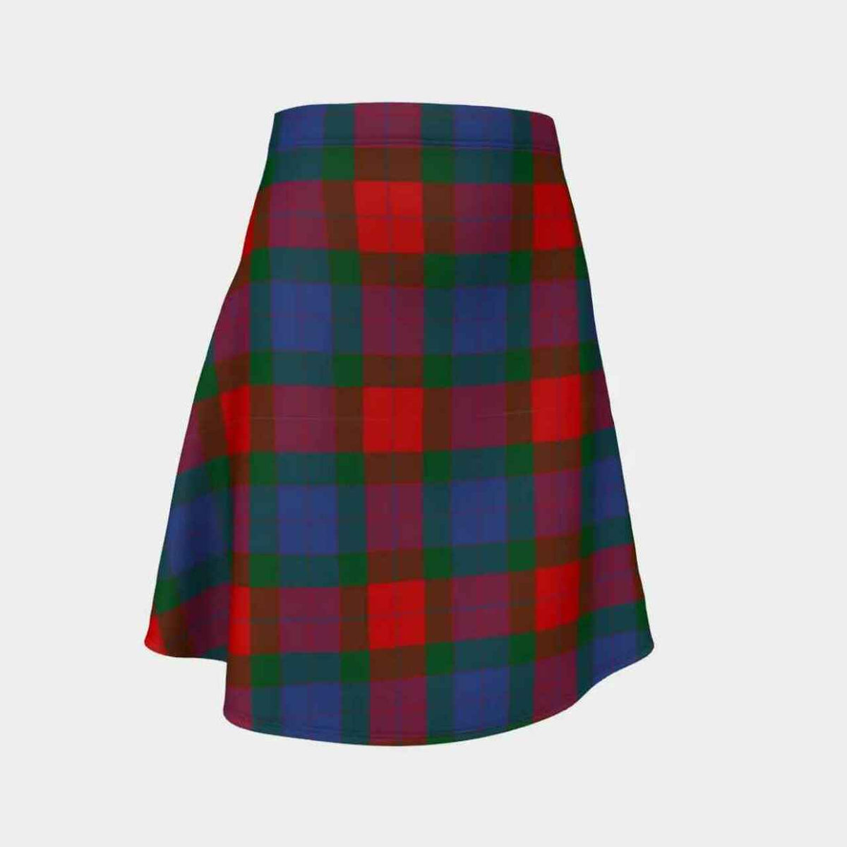 Mar Tartan Flared Skirt