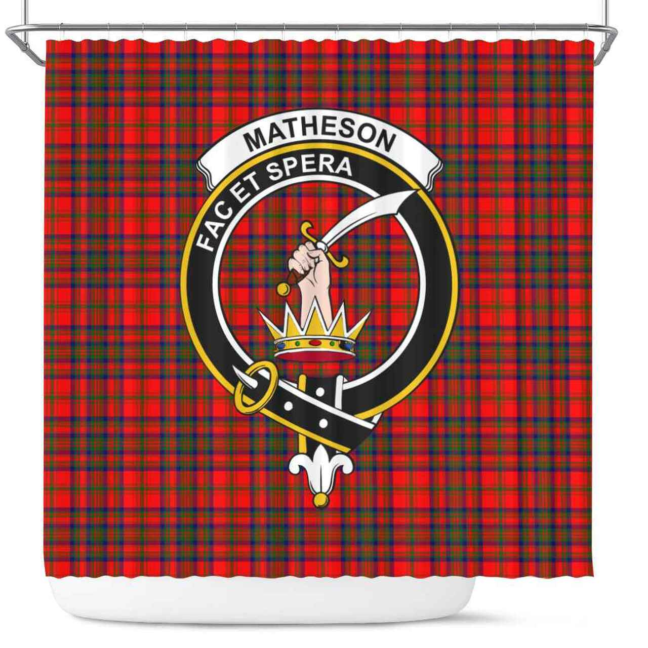 Matheson Tartan Crest Shower Curtain