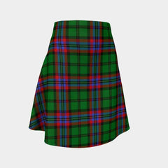 McGeachie Tartan Flared Skirt