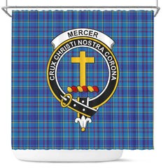 Mercer Tartan Crest Shower Curtain