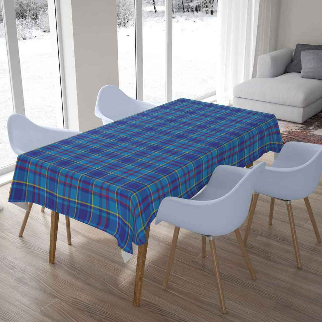 Mercer Modern Tartan Tablecloth
