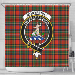 Monypenny Tartan Crest Shower Curtain
