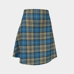Napier Ancient Tartan Flared Skirt