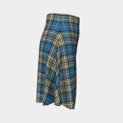 Napier Ancient Tartan Flared Skirt