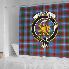 Newton Tartan Crest Shower Curtain