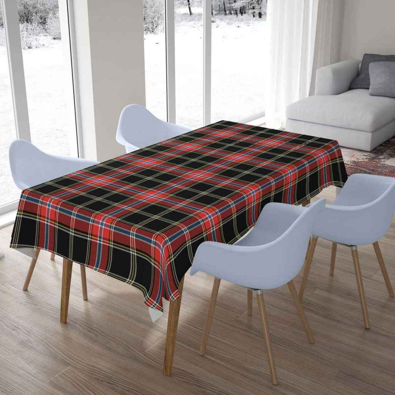 Norwegian Night Tartan Tablecloth