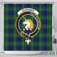 Oliphant Tartan Crest Shower Curtain