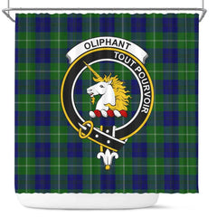 Oliphant Tartan Crest Shower Curtain