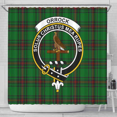 Orrock Tartan Crest Shower Curtain