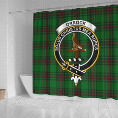 Orrock Tartan Crest Shower Curtain