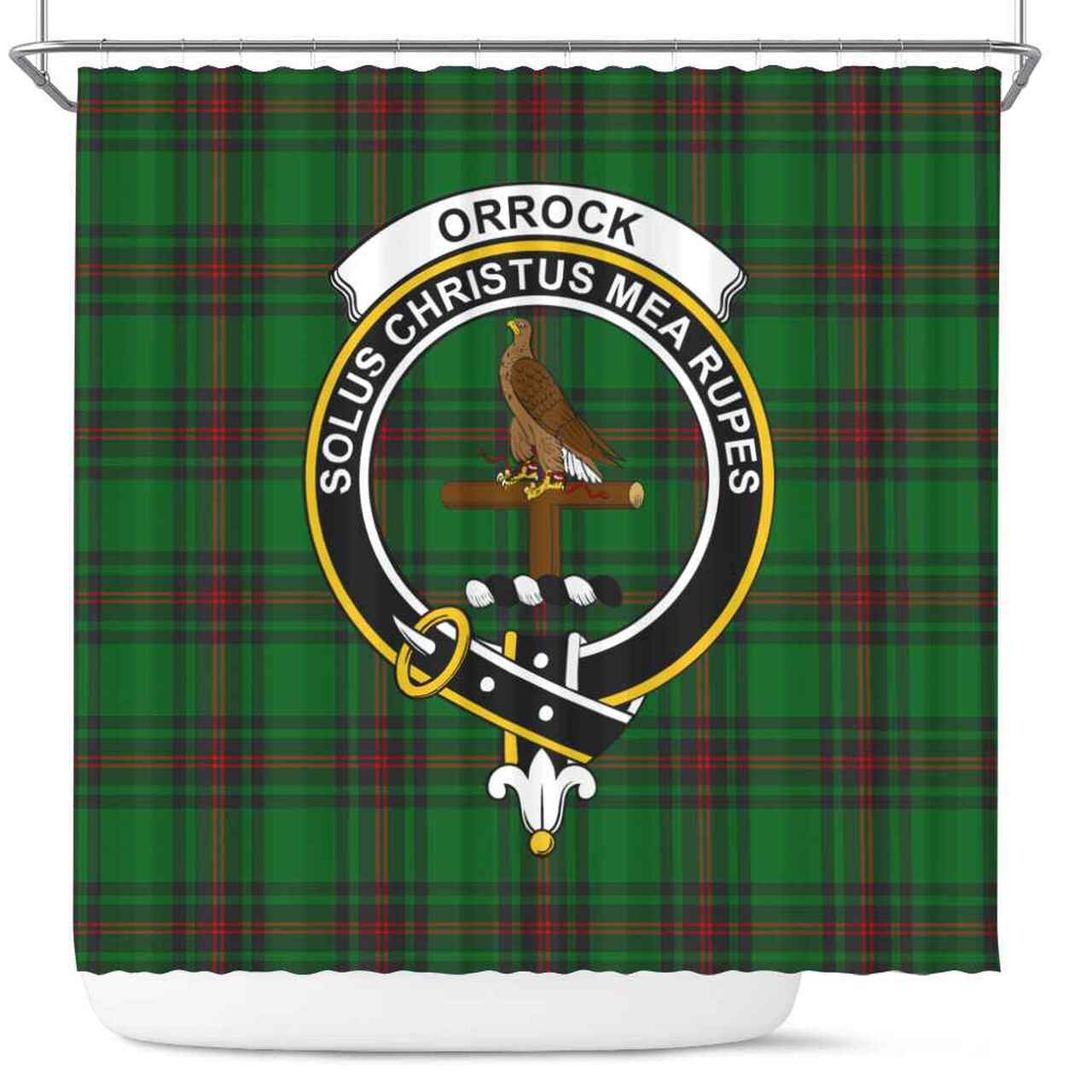Orrock Tartan Crest Shower Curtain