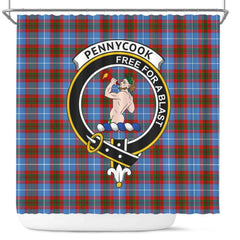 Pennycook Tartan Crest Shower Curtain