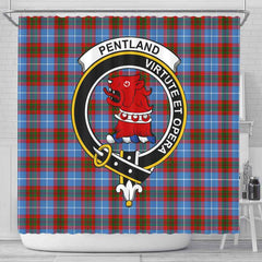 Pentland Tartan Crest Shower Curtain