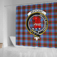 Pentland Tartan Crest Shower Curtain