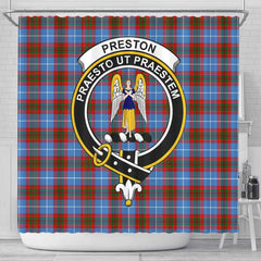 Preston Tartan Crest Shower Curtain